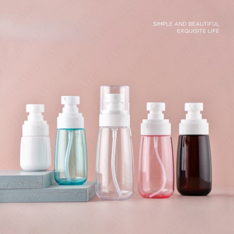 30ml 60ml 80ml 100ml Spray Bottle /Alcohol Lotion Pump Bottle Plastic Cosmetic Bottle Refillable Travel Size Bottles Containers